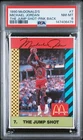 147406479 Michael Jordan 1990 McDonald's Sports Tips #7 Pink Back PSA 8