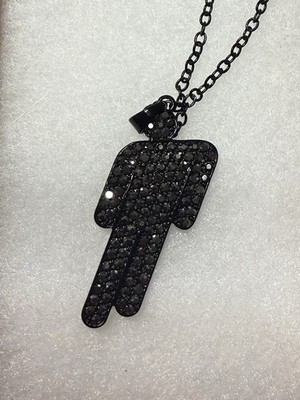 Billie Eilish Happier Than Ever Black Blohsh Necklace With Box | eBay