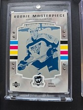 2006-07 The Cup SHEA WEBER O PEE CHEE Rookie Masterpiece 1/1 Printing Plate CYAN
