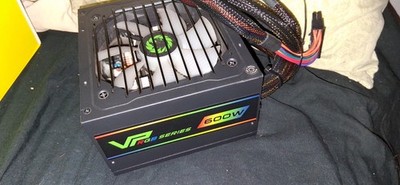 Game Max VP-600-RGB 600W ATX Modular RGB Power Supply 80 Plus Bronze 1 Fan