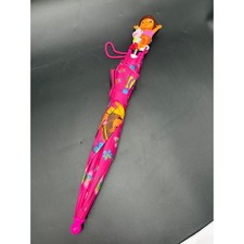 Nickelodeon Dora the Explorer Pink Umbrella with 3D Dora and Boots Handle