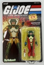 G.I. Joe ARAH ReAction  Plus O Ring Serpentor White DIC SDCC  2025  Super7