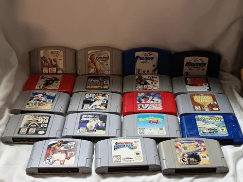 N64 SPORTS GAME LOT!!!  19 GAMES!!!