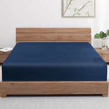 Bamboo Viscose Cooling Fitted Sheet Queen Size Only, 400 Thread Count, 16" De...