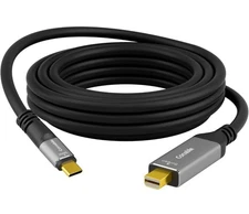 Conable USB C to Mini DisplayPort Cable 25 FT, Uni-Directional USB C to Mini DP