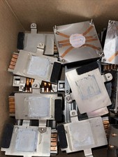 Copper Aluminum Heat Sink Lot Sold As Scrap. All Have Copper. Possible Resale