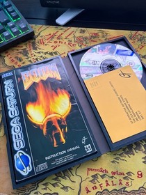 Doom - Sega Saturn Action Adventure Shooting Video Game Boxed CIB