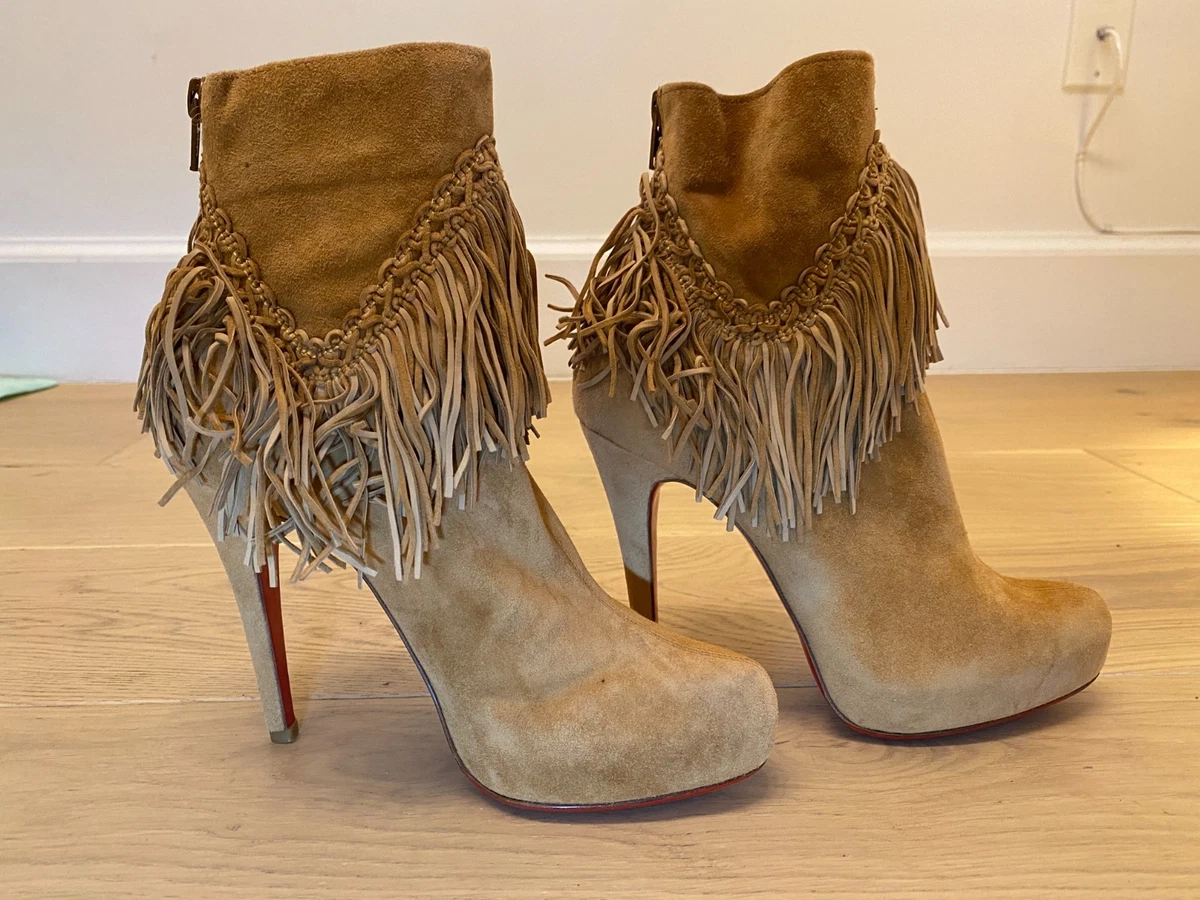 Christian Louboutin Suede Boots for Women for sale - eBay