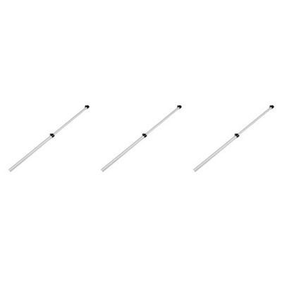 3 PCS Handdampfglätterständer Dampfende Kleiderbügel Telescopic Rod Accessories