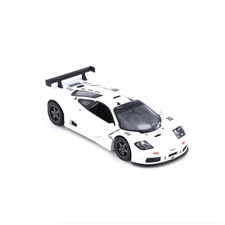 5411D  1995 McLaren F1 GTR,White color. Diecast Toy Car, Kinsmart, 5'', , 1:34 