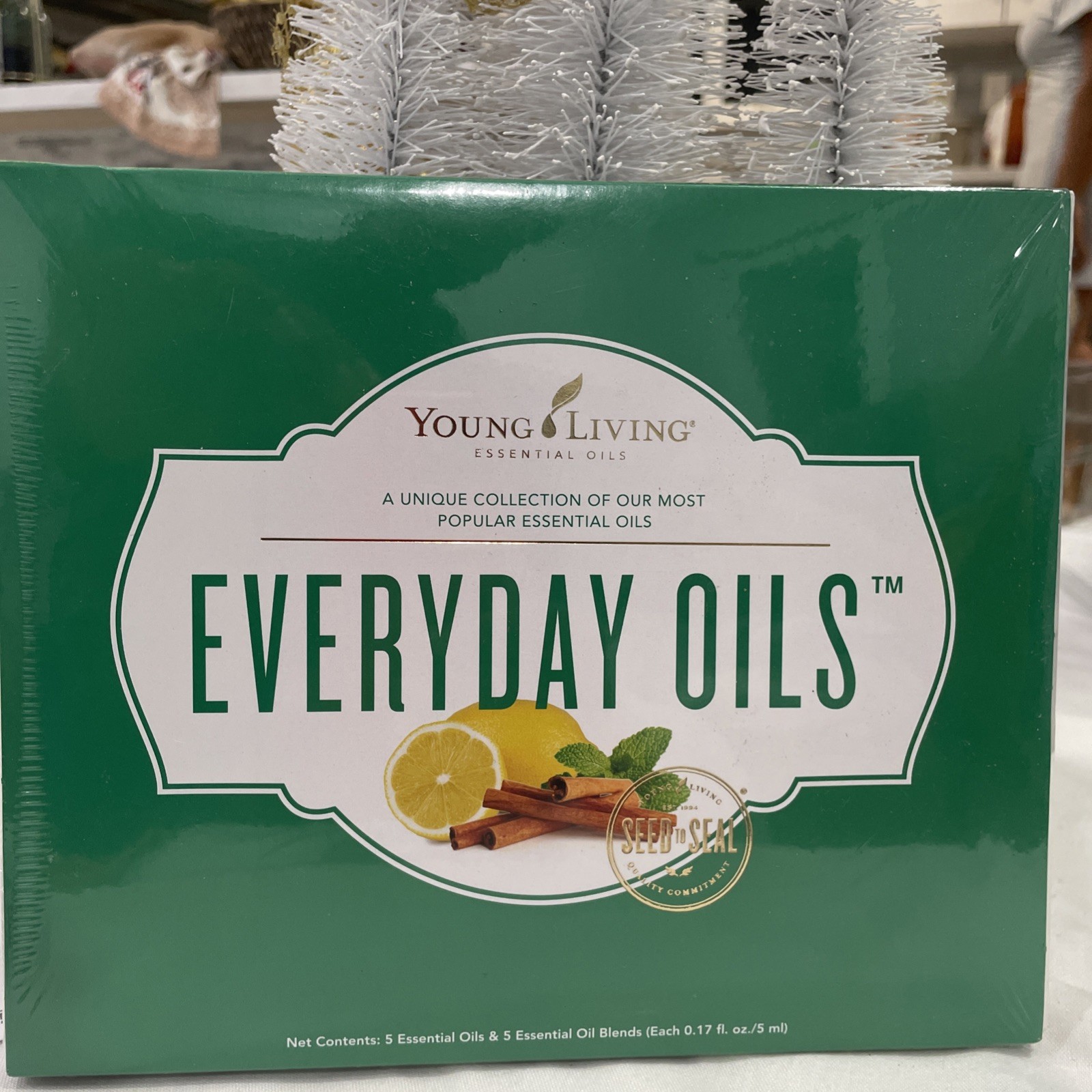 S 10 Piece Set - 5 Essential Oils 5 Blends New Unopened