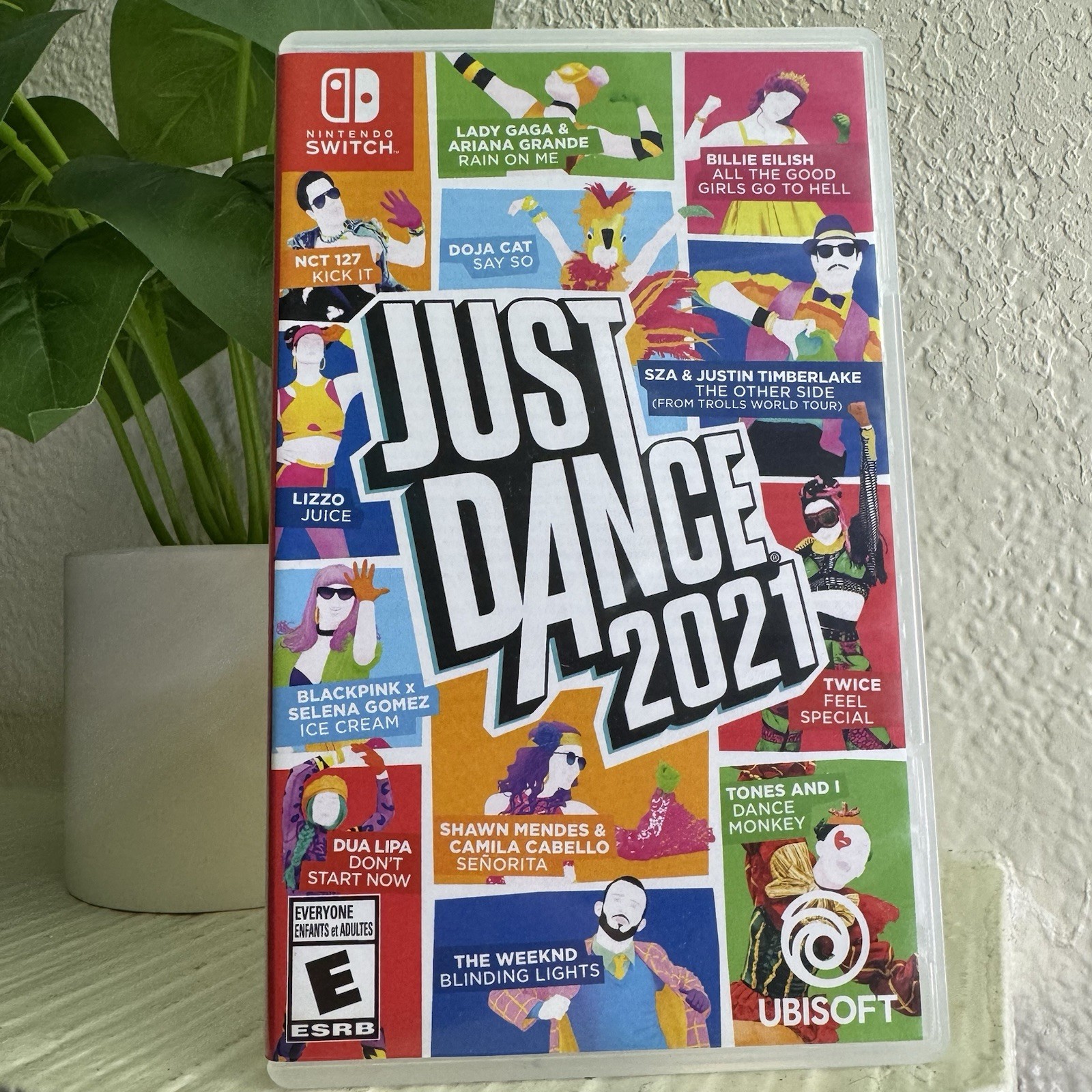 Just Dance 2021 Nintendo Switch W Original Case & Cover Art SZA Billie Doja Cat