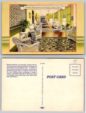 Sun Parlor Florida Sanitarium and Hospital Orlando Florida FL Postcard