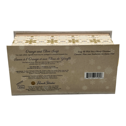 Jabón de canela Punch Studio naranja y clavo o manzana con caja de regalo de música navideña - Imagen 30 de 47