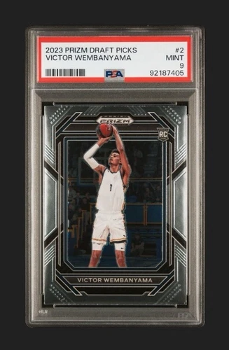 2023 Panini Prizm Draft Picks - Victor Wembanyama SP RC #2, SPURS, PSA 9 MINT
