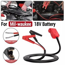 For Milwaukee M18 Power Battery Jumper Starter Jump Kit 8 AWG Auto Booster Cable