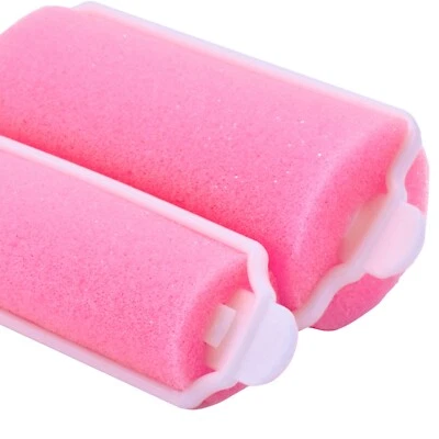PEBBLE ELEVEN Clip In Foam Sponge Hair Roller Curl Curler Sleep Styling Wave Twist Small/Large