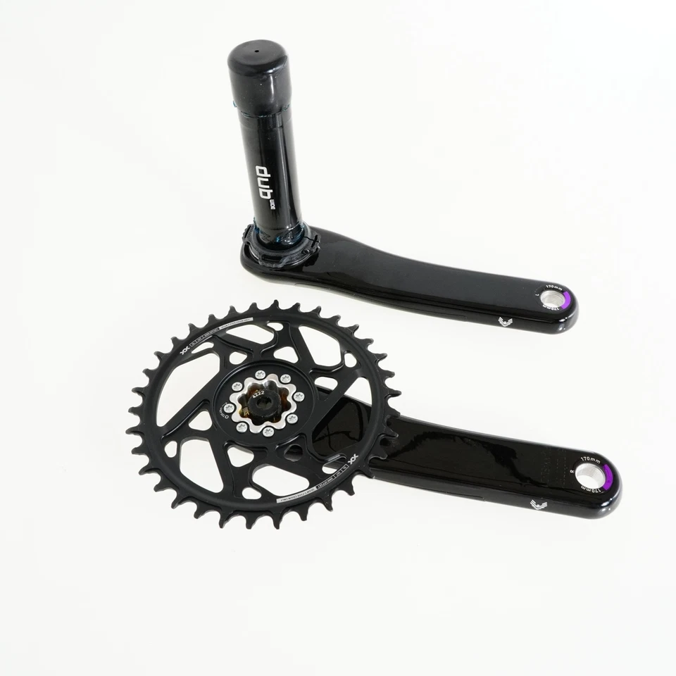 Pedivela larga SRAM XX SL Eagle DUB 1x12s 170mm/175mm x 34T BOOST montagem direta - Imagem 3 de 3