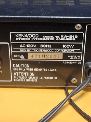 KENWOOD アンプ Kenwood XD-A51 Mini Hi-Fi Component Cassette Tape 3 Disc Stereo