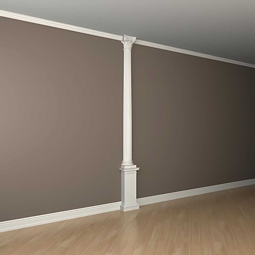 PROFHOME 116080 Halbsäulen Schaft Säule Zierelement Stuckdekor - Imagen 3 de 4