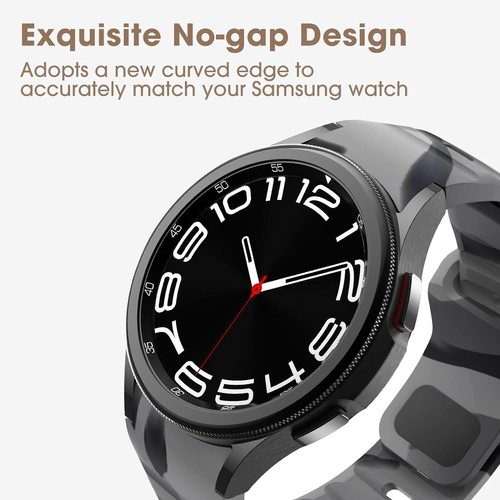 2 Pack Rugged No Gap Band for Samsung Galaxy Watch 6 5 4 40/44mm Classic 42/43mm - Picture 8 of 61