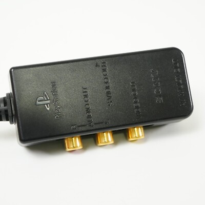 PlayStation2 - 新品未開封 SONY PS2 PS1 AVアダプター  SCPH-10130 Buy Sony PlayStation Official AV Multi out S-video Adapter