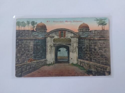 Postcard Manila Philippines Parian Gate - Picture 1 of 2