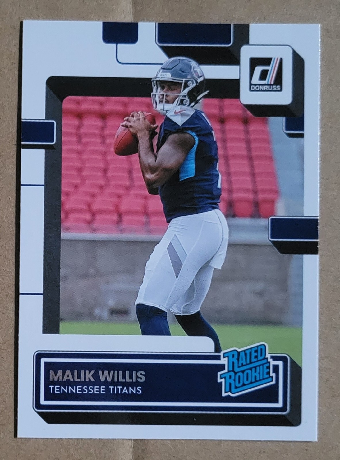2022 Panini Donruss Rated Rookie Malik Willis (RC) #303