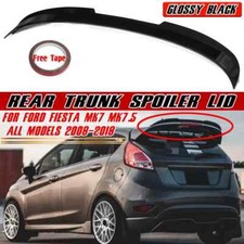 Gloss Black Rear Trunk Boot Spoiler Wing Lip For Ford Fiesta Mk7 Mk7.5 2008-2017 Gloss Black Rear Trunk Boot Spoiler Wing Lip For Ford Fiesta Mk7 Mk7.5 2008-2017