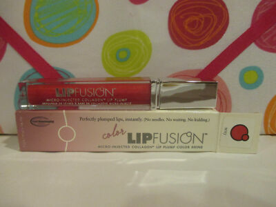 LIP FUSION  ~ MICRO COLLAGEN LIP PLUMP COLOR SHINE ~ SEXY ~ 0.29 OZ BOXED