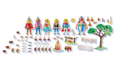Playmobil Asterix Series Set 71827 The Village Banquet Celebration