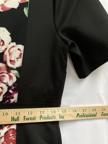 NYDJ Women’s Size 4 Brooke Garden Rose Floral Print Panel Slimming Dress Nwt - Picture 21 of 22