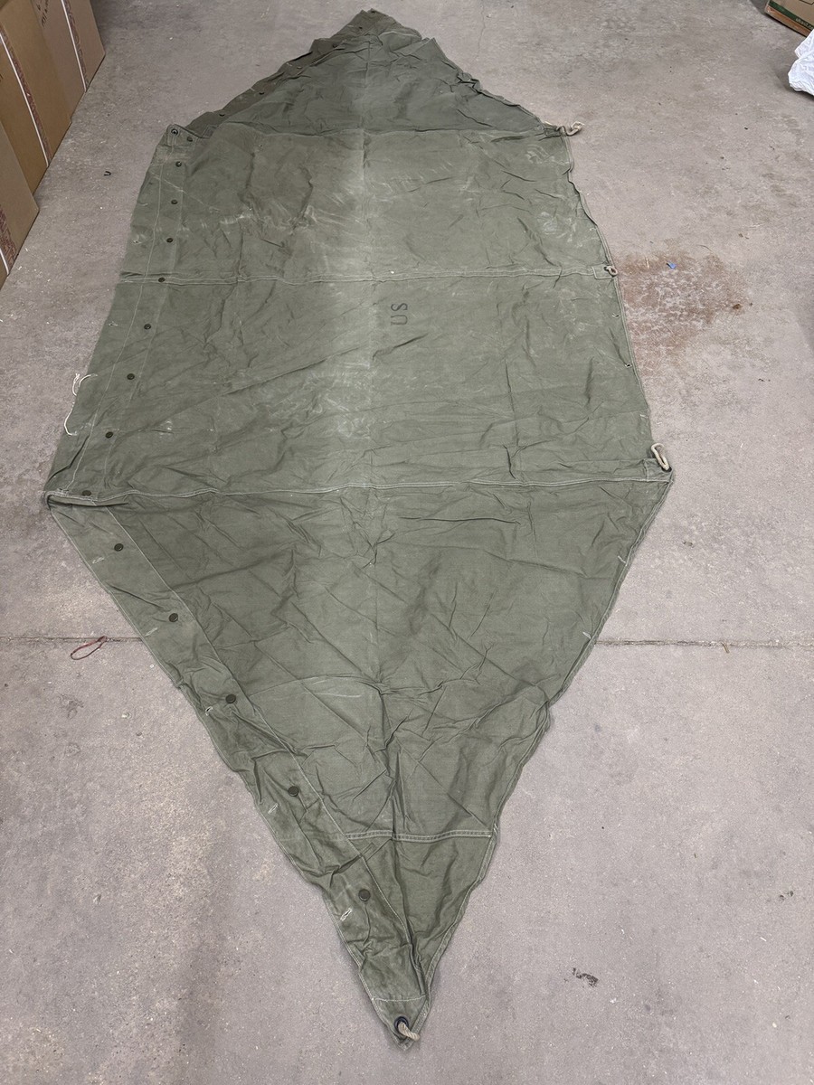 Vintage 60's ERA Shelter Half Tent US Military , Condition Is