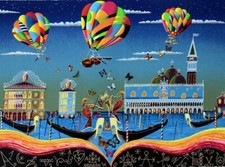 Meloniski da Villacidro 72X92 VENEZIA Retouchè + inserti materici