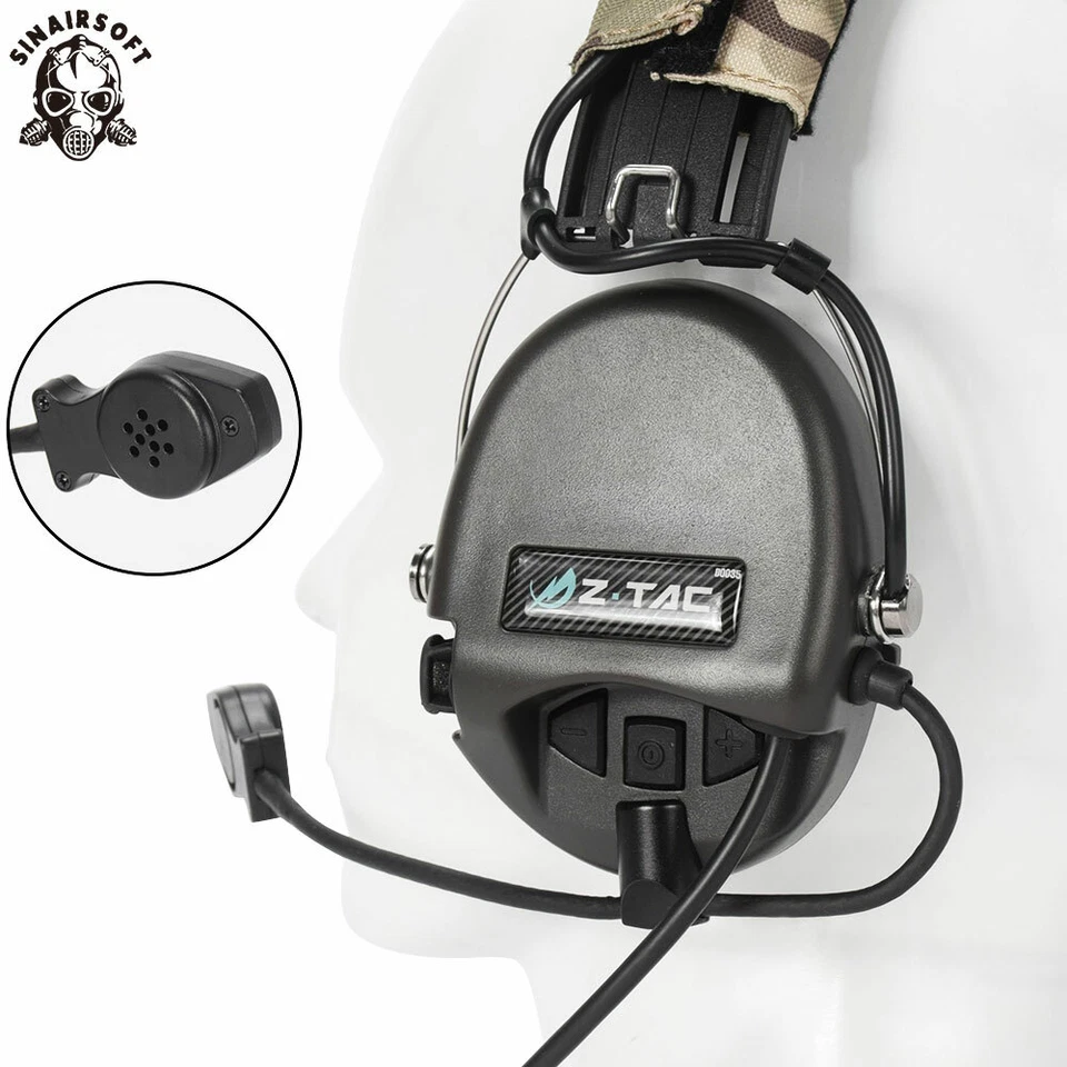 Z-Tactical Z-TAC Z111 Element Earphone anti-noise Reduction Sordin Radio Headset - Image 2 of 4