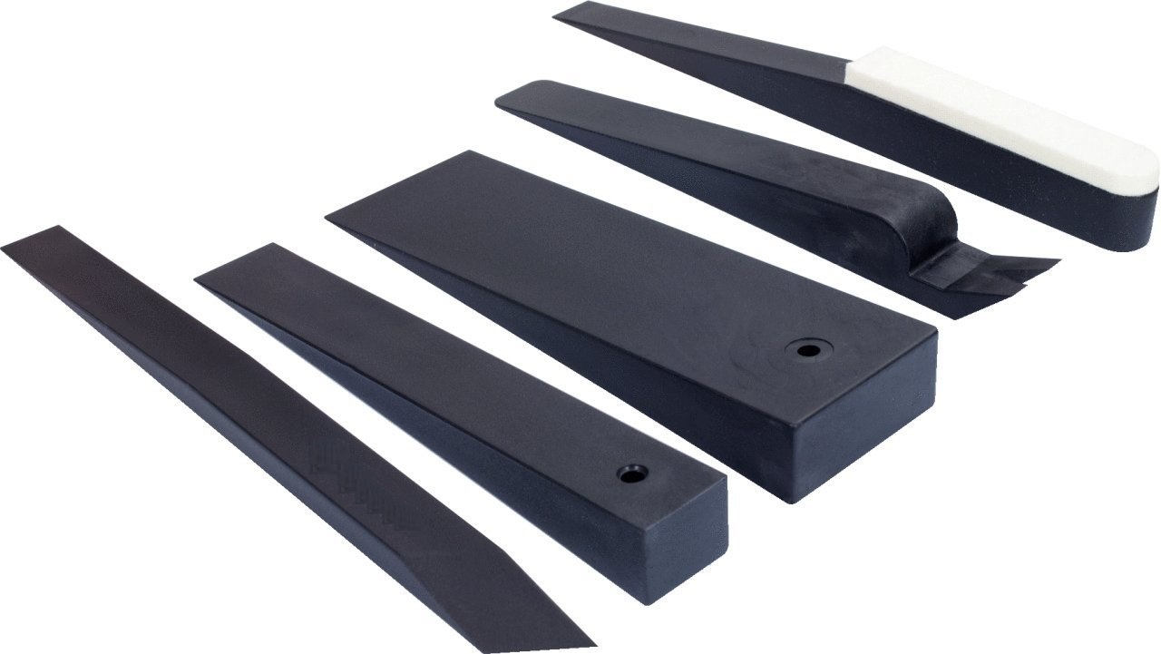 NON MARKING PLASTIC WEDGE TRIM POPPER & BODYWORK MOULDING REMOVAL TOOL SET