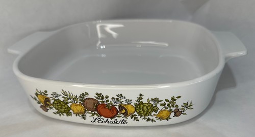 Vintage Corning Ware Casserole Dish 8 x 8 x 1 3/4" A-8-B, "Spice of Life" - Picture 6 of 10