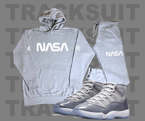NASA Grey Sweatsuit To Match Air Jordan 