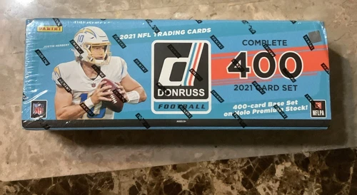 2021 Panini Donruss NFL Football Holo Premium Stock Complete Set Factory Sealed