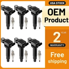 6X Ignition Coils UF267 & 6X Spark Plug PACK for 99-03 Lexus ES300 RX300 V6 3.0L
