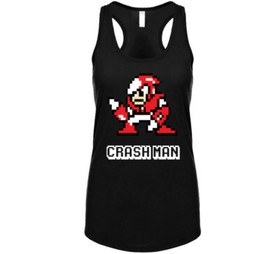 Crash Man Mega Man 2 Robot Enemy NES Video Game T Shirt