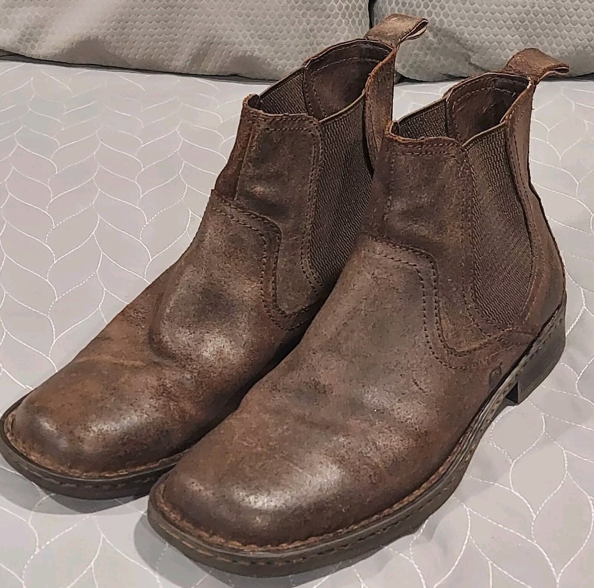 Born Hemlock grey leather boots men’s size 13 Born Men main image 3