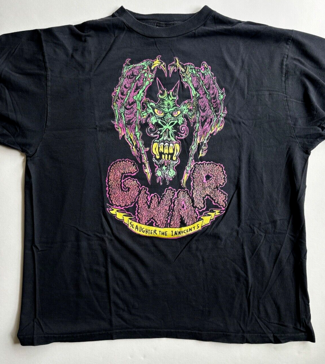 1997 GWAR Oderus Urungus Slaughter the Innocents T-Shirt Mens 2XL