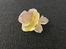 Rose Papiergewicht Kristall Daum Frankreich Modell2