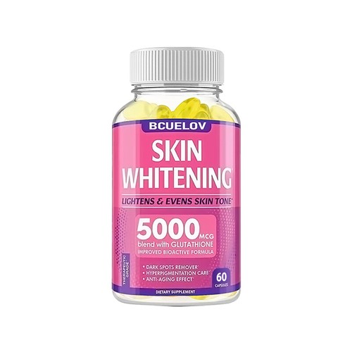 L-Glutatione 5000Mcg Capsule Sbiancanti Pelle Antiossidante Antietà - Foto 10 di 11