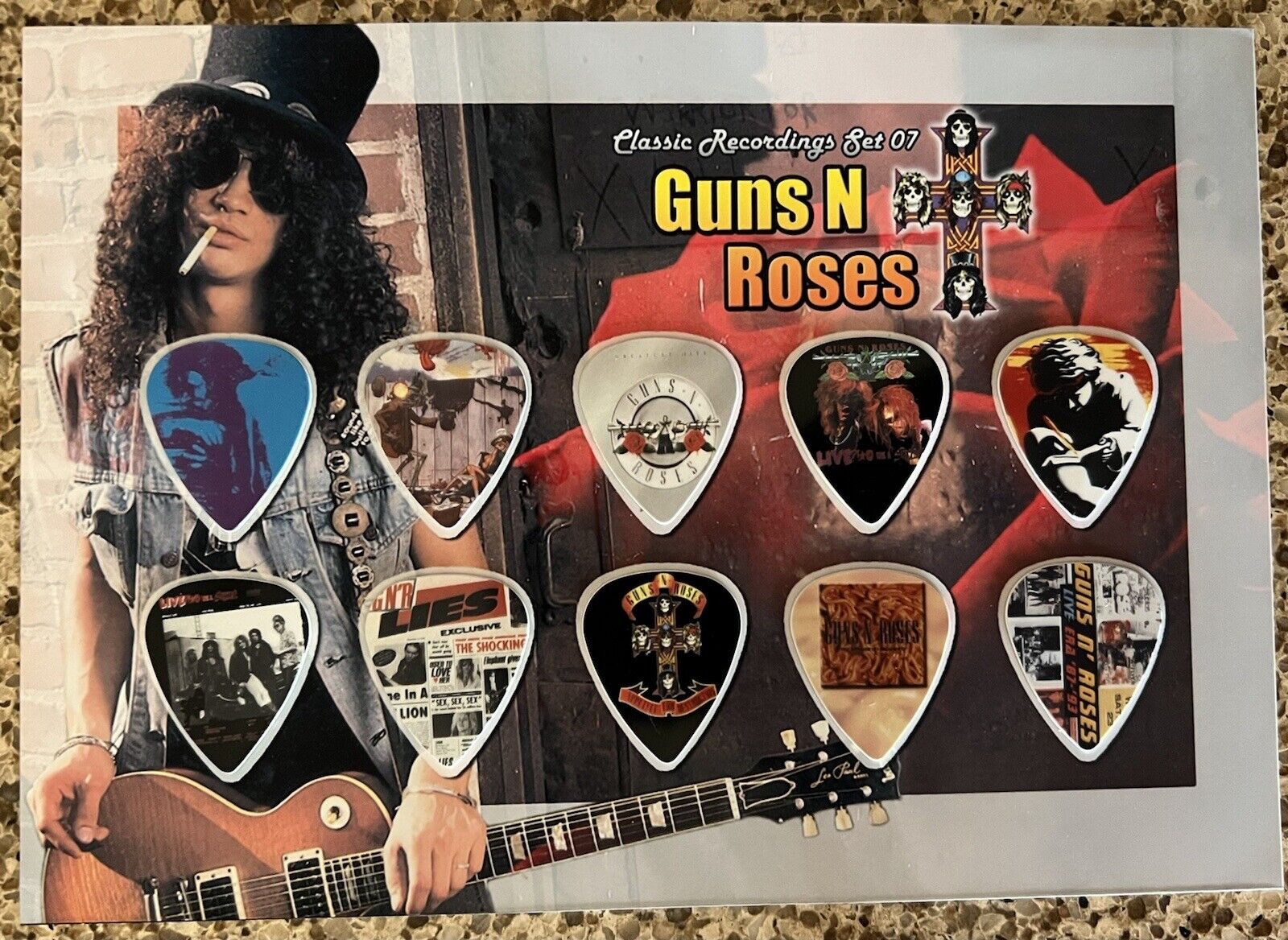 Guns & Roses Limited Edition Classic 07 Recording Choice Pi Set lowest price Guitar