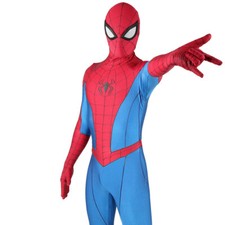 New The Homecoming Spiderman Jumpsuit Spider-Man Cosplay Costume Halloween Props