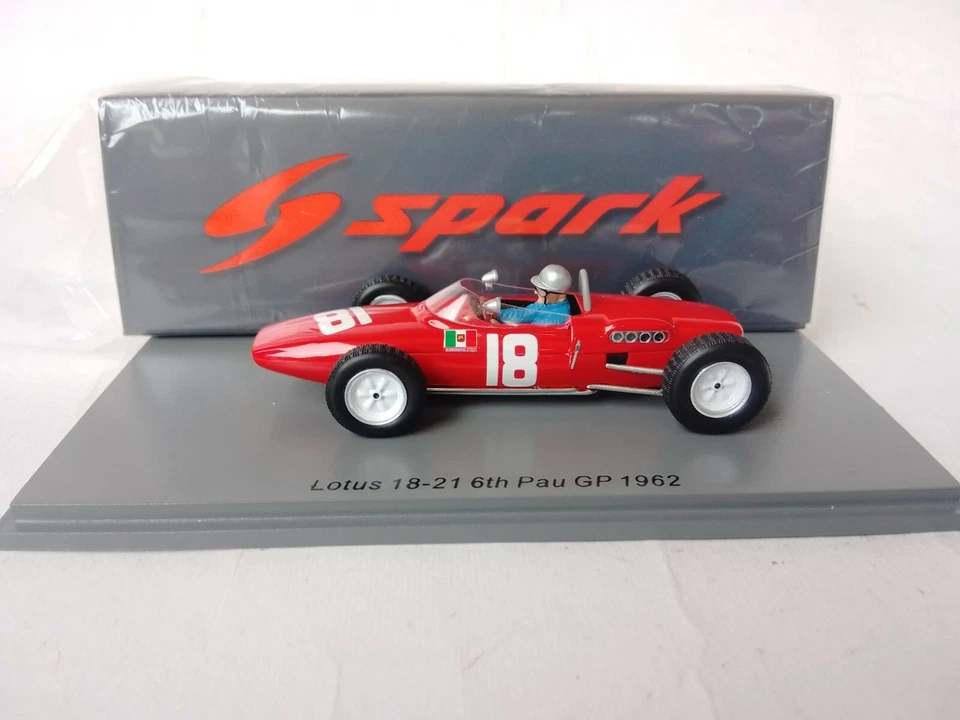 Spark Lotus 18-21 #18 Nino Vaccarella Pau GP 1962 1/43 S7452 - Bild 2 von 3