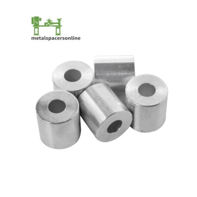 New Aluminum Spacer Bushing 1'' OD x 0.40'' ID--Fits M10 or 3/8'' Bolts