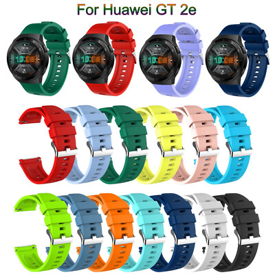 Sport Silicone Watch Strap for Huawei Watch GT 2e Smart Watch Band Bracelet 22mm
